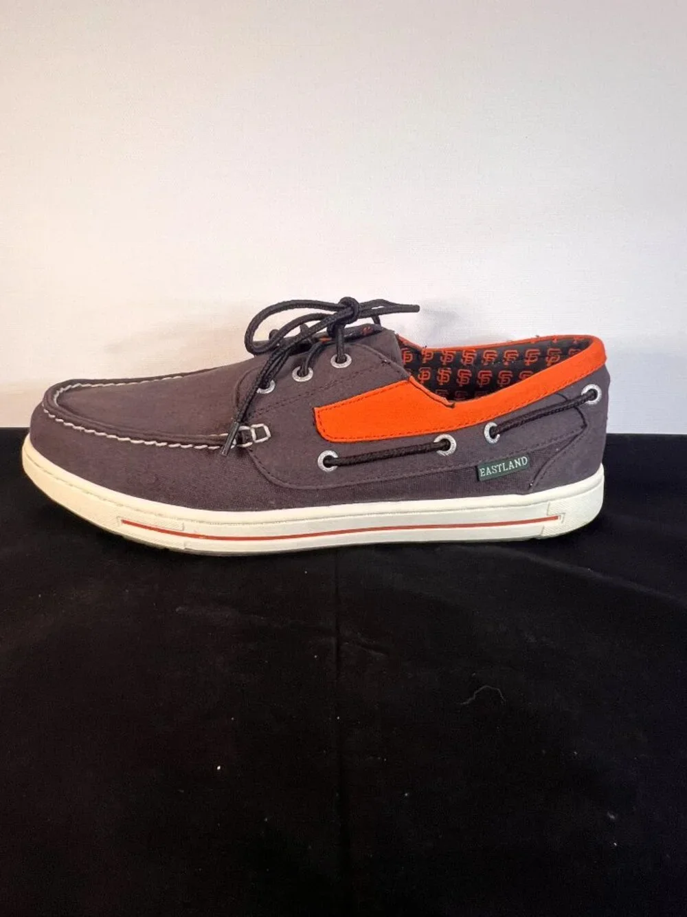 Eastland Adventure MLB San Francisco Giants Canvas Men’s Size 11 Boat Shoe